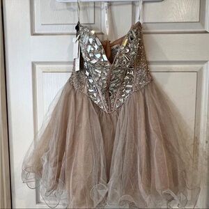Sherri Hill Strapless Dress